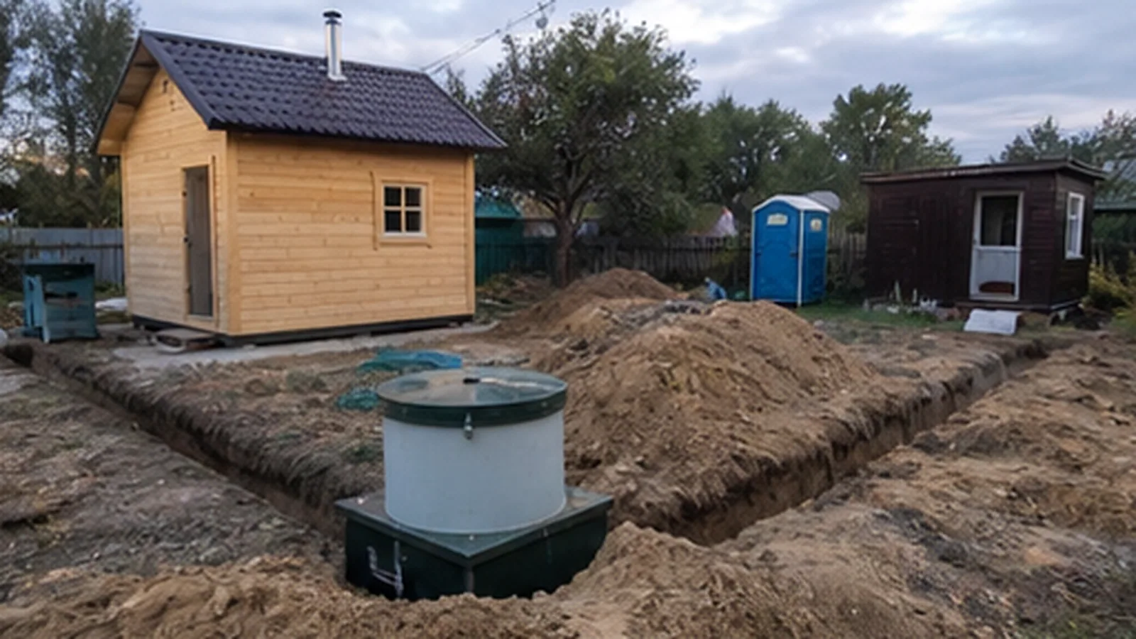 Где можно размещать баню, туалет и септик на ухоженном дачном участке